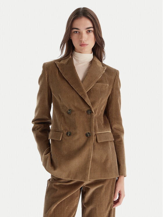 Weekend Max Mara Weekend Max Mara Pintsak Katanga 2525046062 Pruun Regular Fit