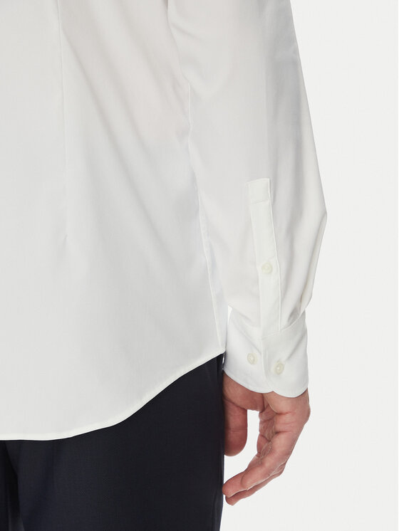 BOSS BOSS Koszula P-Hank 50503356 Biały Slim Fit