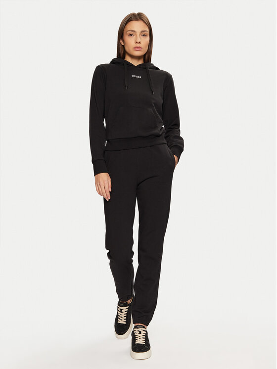 Guess Guess Mikina O5RQ02 KCO31 Černá Regular Fit