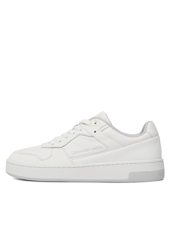 Calvin Klein Jeans Calvin Klein Jeans Tossud Basket Cupsole Low Lth In Sat YM0YM00867 Valge