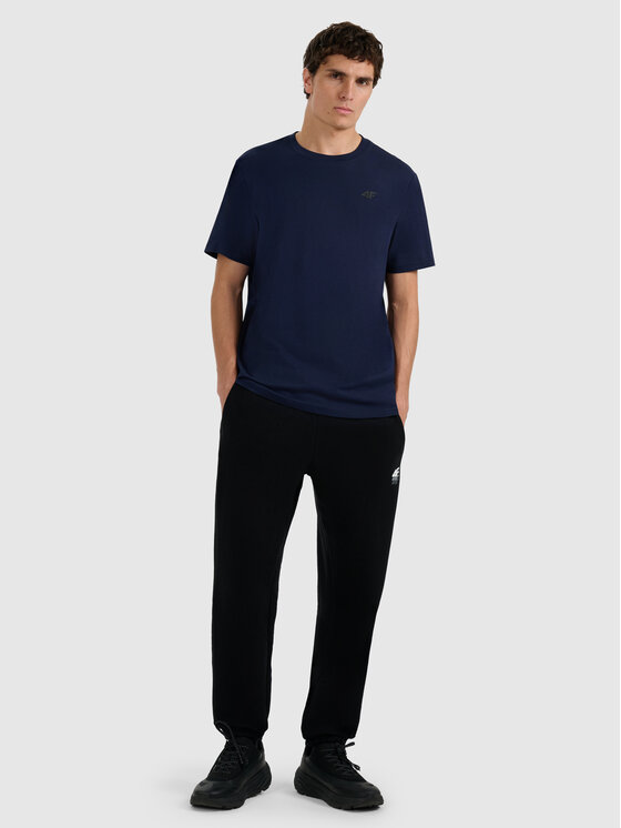 4F 4F T-Shirt NOS Granatowy Regular Fit
