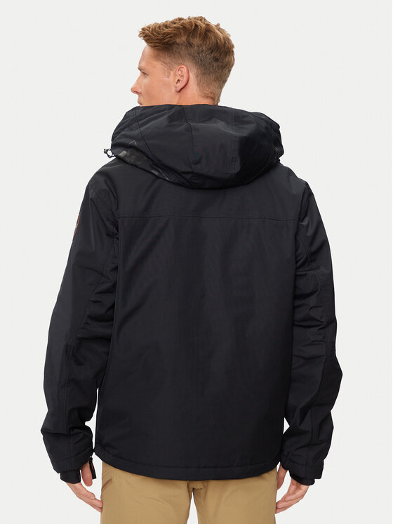 Napapijri Napapijri Anorák Rainforest Next NP0A4IB9 Fekete Regular Fit