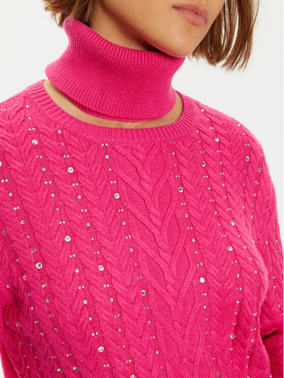 LOLA CASADEMUNT lola_casademunt Rollkragenpullover LF2411017 Rosa Regular Fit