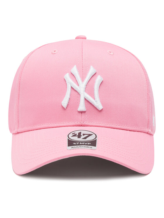 47 Brand 47 Brand Шапка с козирка MLB New York Yankees Raised Basic '47 B-RAC17CTP-RSA Розов
