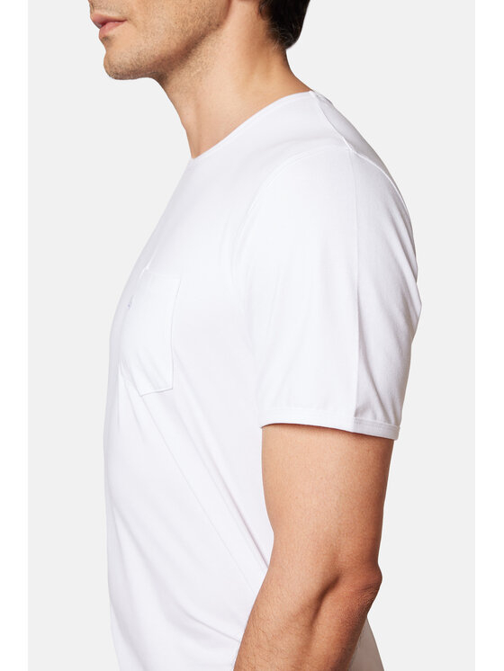 Lancerto Lancerto T-Shirt Ancus TS073124000010 Biały Regular Fit