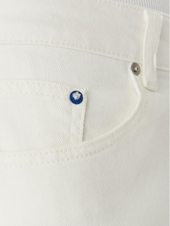 Karl Lagerfeld Jeans Karl Lagerfeld Jeans Pantaloni scurți de blugi B2W10066 Alb Regular Fit