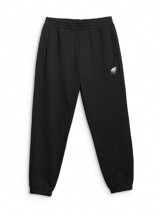 4F 4F Spodnie dresowe COMMERCIAL Czarny Loose Fit