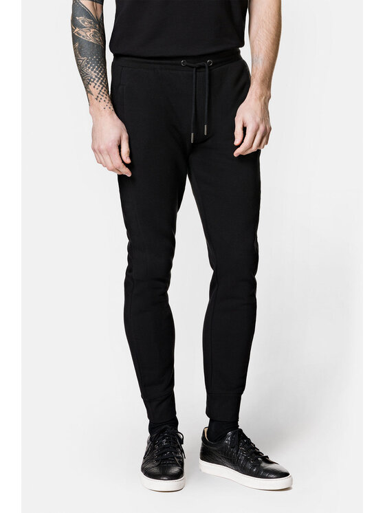 Lancerto Lancerto Spodnie dresowe Jared SP073222000010 Czarny Regular Fit