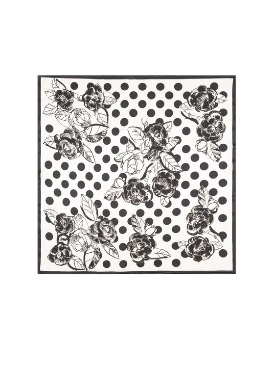 ALLORA BE UNIQUE ALLORA BE UNIQUE Foulard jedwabna Bianco