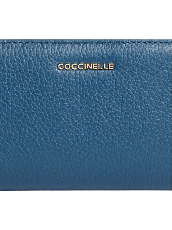 Coccinelle Coccinelle Portafoglio Metallic Large Blu scuro