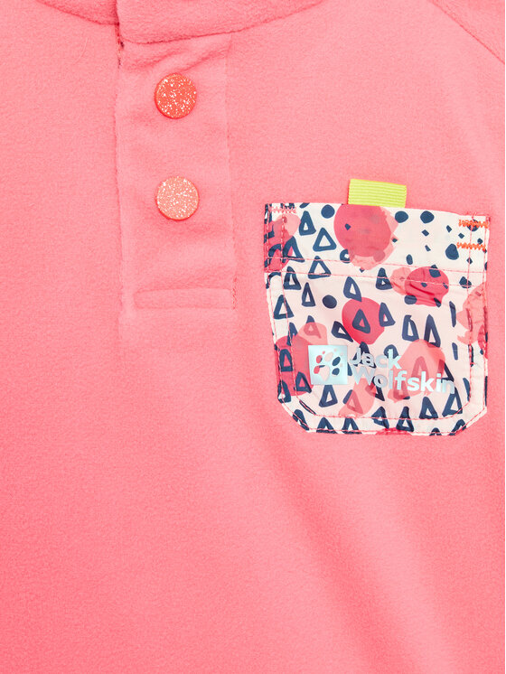Jack Wolfskin Jack Wolfskin Felpa di pile Villi 1609951 Rosa Regular Fit