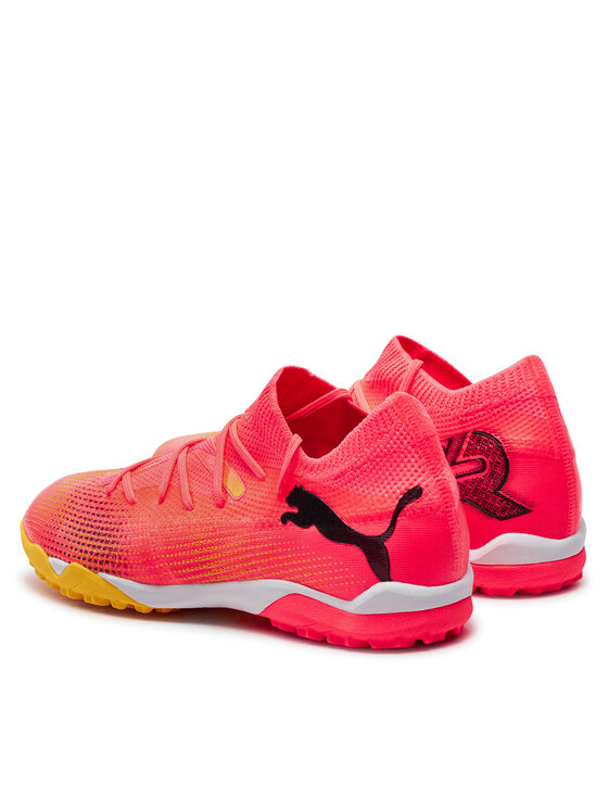 Puma Puma Buty do piłki nożnej Future 7 Match Tt + Mid Jr 107731-03 Różowy