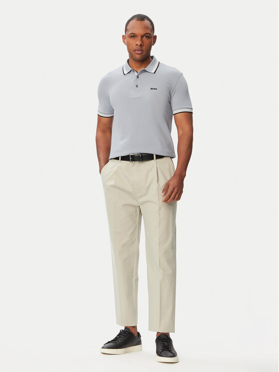 BOSS BOSS Polo marškinėliai Paddy 50469055 Tamsiai žalia Regular Fit