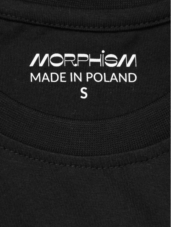 MyStars MyStars T-Shirt Koszulka Z Krótkim Rękawem Męska Czarna Morphism Meditation BW S Czarny Regular Fit