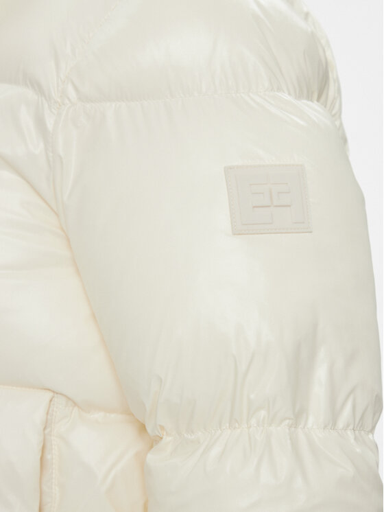 Elisabetta Franchi Elisabetta Franchi Зимно яке PI-55D-36E2-V490 Екрю Regular Fit