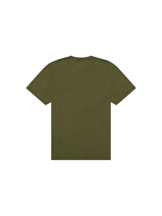 Wrangler Wrangler T-Shirt AMERICANA TEE Zielony Regular Fit