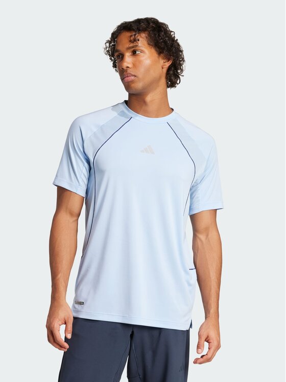 adidas adidas Koszulka techniczna Tech Apparel CLIMACOOL Tee Błękitny Regular Fit