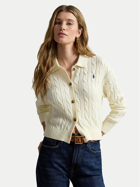 Polo Ralph Lauren Polo Ralph Lauren Kardigan 211B30509001 Helebeež Straight Fit