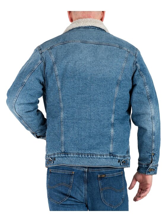 Lee Lee Kurtka zimowa 112357982 Niebieski Regular Fit