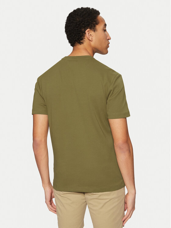 Calvin Klein Calvin Klein T-shirt Micro Logo K10K109894 Verde Regular Fit