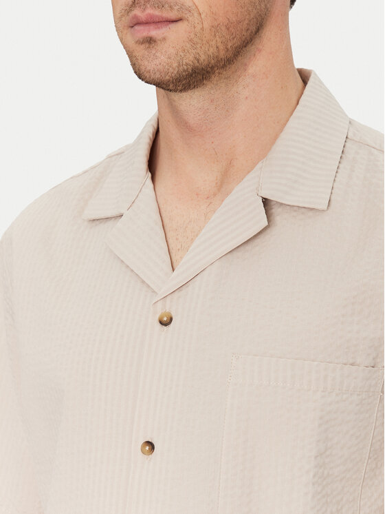 Only & Sons Only & Sons Košeľa Eye Resort 22030342 Béžová Relaxed Fit