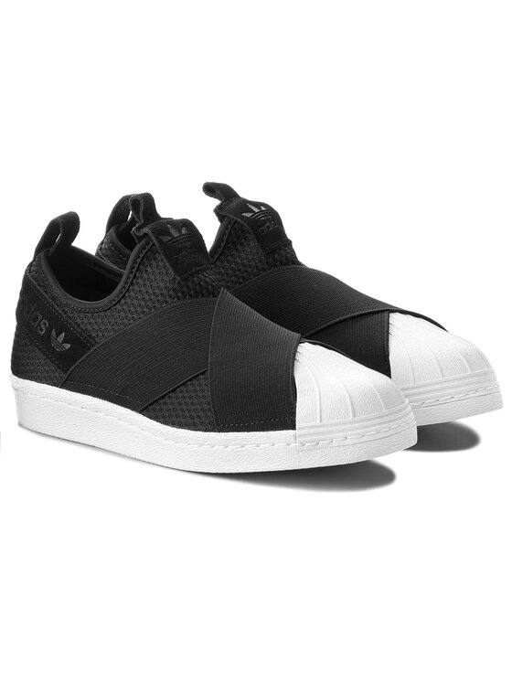 adidas adidas Сникърси Superstar Slip On W B37193 Черен