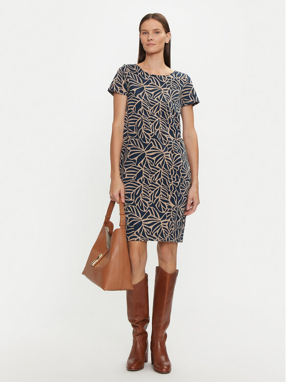 Tatuum Tatuum Повсякденна сукня Koka T2418.202B Cиній Regular Fit
