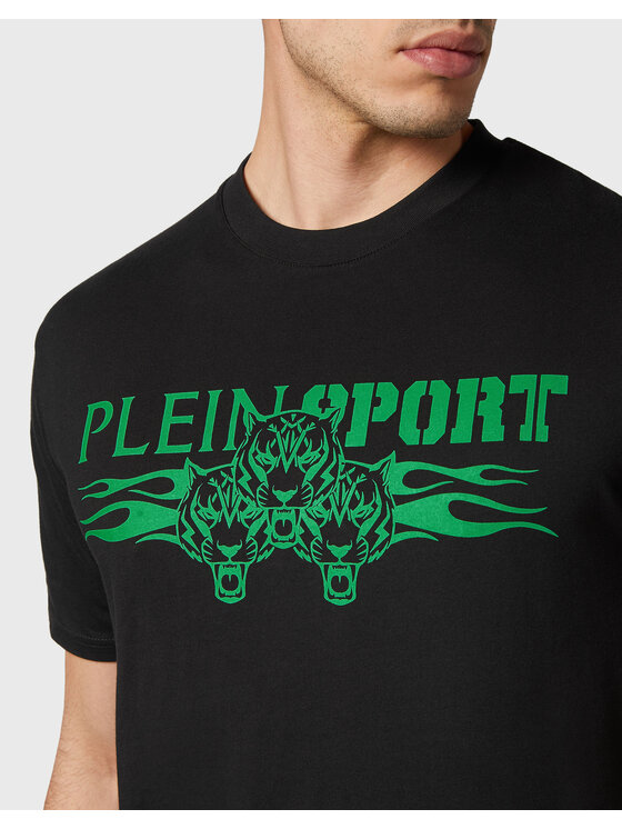 Plein Sport Plein Sport T-Shirt 1059 Czarny Regular Fit
