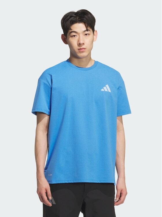 adidas adidas Koszulka techniczna Xploric Climacool Graphic Niebieski jasny Loose Fit