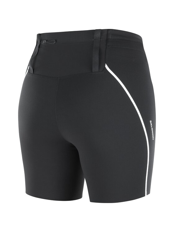 Salomon Salomon Szorty sportowe SENSE AERO STOW TIGHTS 6" W Czarny Regular Fit