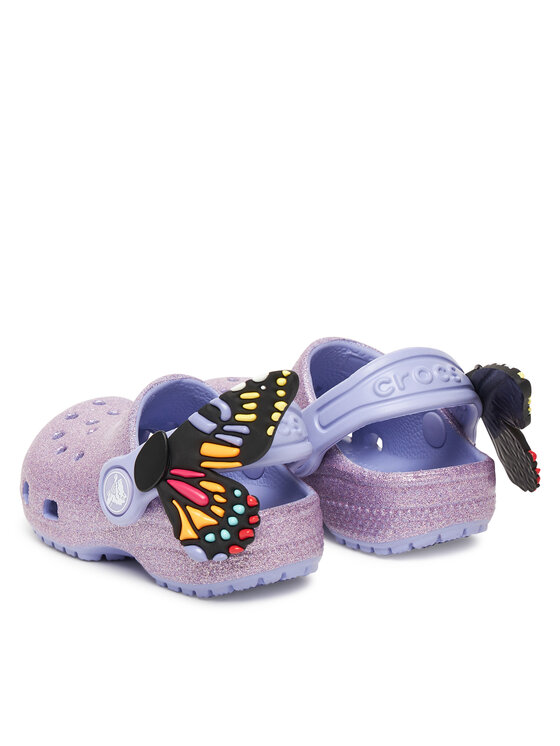 Crocs Crocs Şlapi Toddler Classic IAM Butterfly Clog 210018 Violet