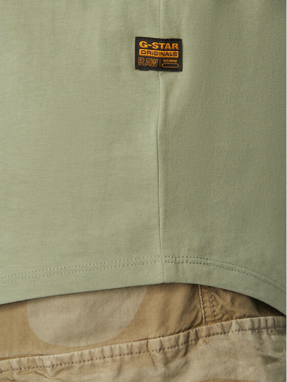 G-Star Raw G-Star Raw Футболка Lash D16396-B353 Зелений Regular Fit