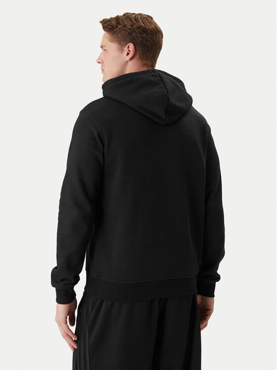 adidas adidas Pulóver Trefoil Essentials IY4930 Fekete Regular Fit
