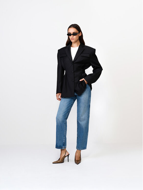 La Mania La Mania Jeansy RIFFE Niebieski Basic Fit