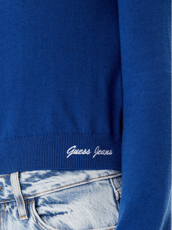 Guess Jeans Guess Jeans Kardigan W5YR32 Z3HO2 Niebieski Regular Fit