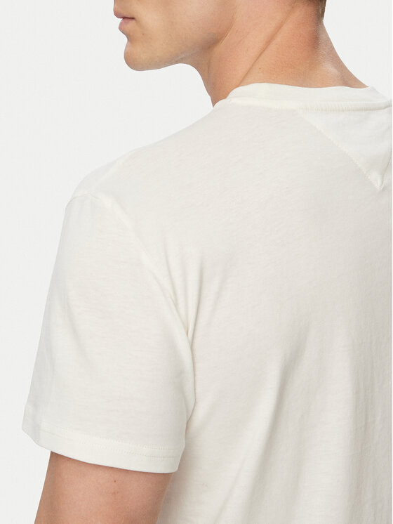 Tommy Jeans Tommy Jeans T-shirt Graphic DM0DM23376 Bijela Slim Fit