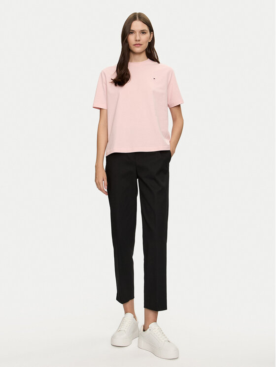 Tommy Hilfiger Tommy Hilfiger Παντελόνι chino Travel WW0WW43632 Μαύρο Slim Fit