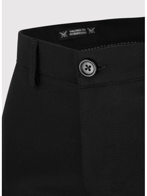 Pako Lorente Pako Lorente Chinosy P22WF-WX-003 Czarny Classic Fit