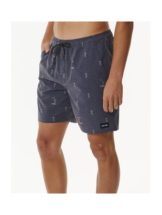 Rip Curl Rip Curl Szorty kąpielowe Hula Breach Volley Czarny Regular Fit