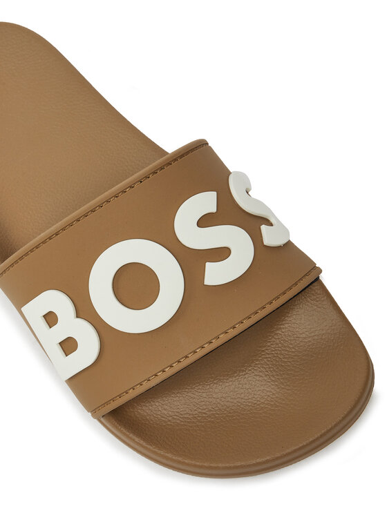 Boss Mules sandales de bain Kirk Slid 50488941 10248517 01 Marron