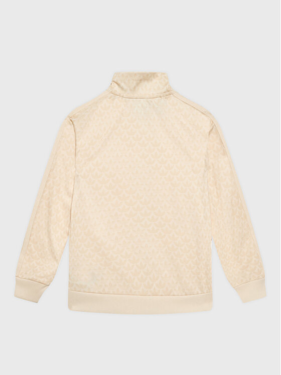 adidas Sweatshirt Monogram Track Top H62939 WeiB Regular Fit Modivo