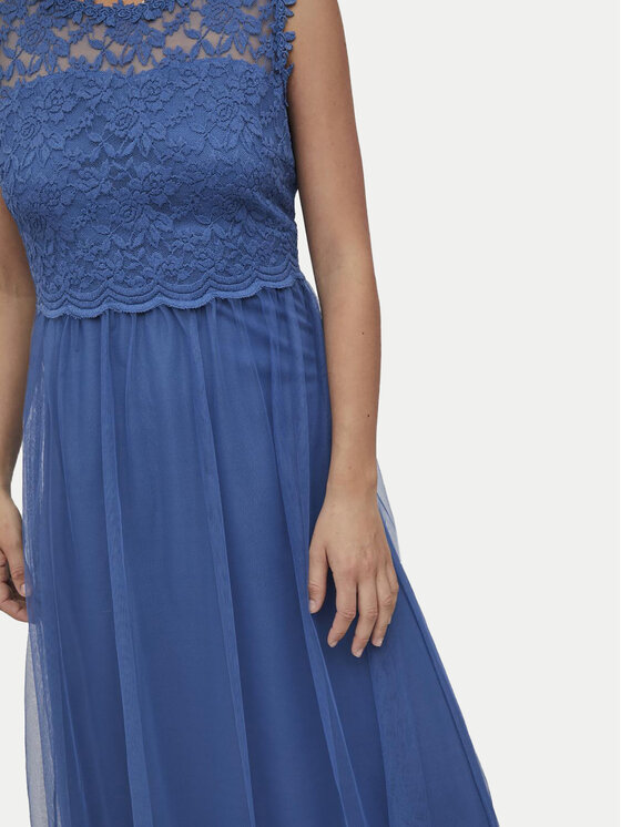 Vila Vila Abito da sera Lynnea 14052673 Blu Regular Fit