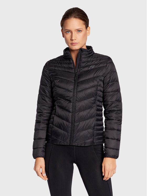 4F 4F Geacă H4Z22-KUDP002 Negru Regular Fit