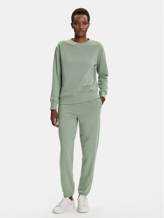 Gant Gant Bluză Shield 4201414 Verde Relaxed Fit