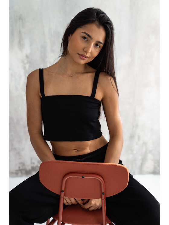 MAI MAI Top RAJA Czarny Oversize
