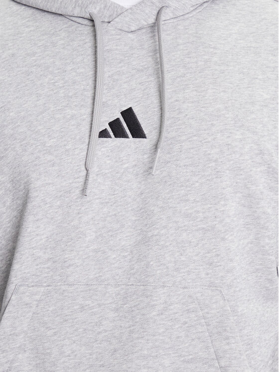 adidas adidas Mikina Essentials 3-Stripes JD1871 Sivá Regular Fit