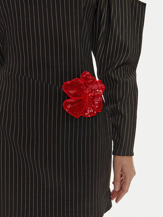 ROTATE ROTATE Коктейльна сукня Linny 1135502470 Чорний Regular Fit