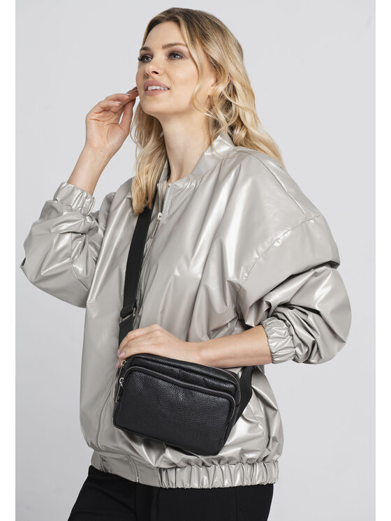 Look Made With Love Look Made With Love Kurtka bomber Look 951 Iceberg Srebrny Oversize