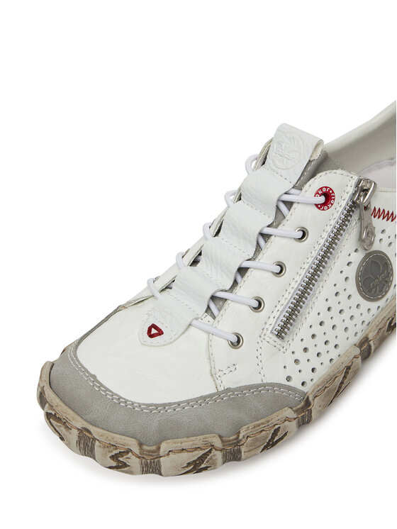 Rieker Rieker Sneakersy L0355-80 Biela