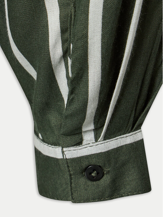 Kaffe Kaffe Bluzka Stridy 10504279 Zielony Regular Fit